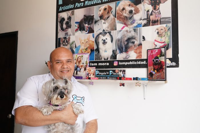 “Póngale la placa”: El emprendimiento dedicado a las mascotas